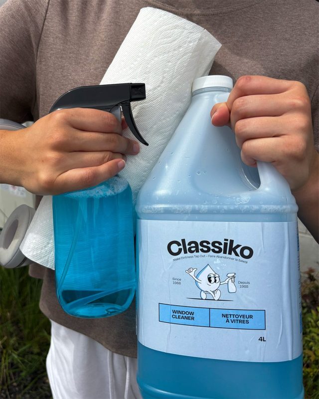 Classiko — produits nettoyants, photo d’entreprise réalisée par Be Wise