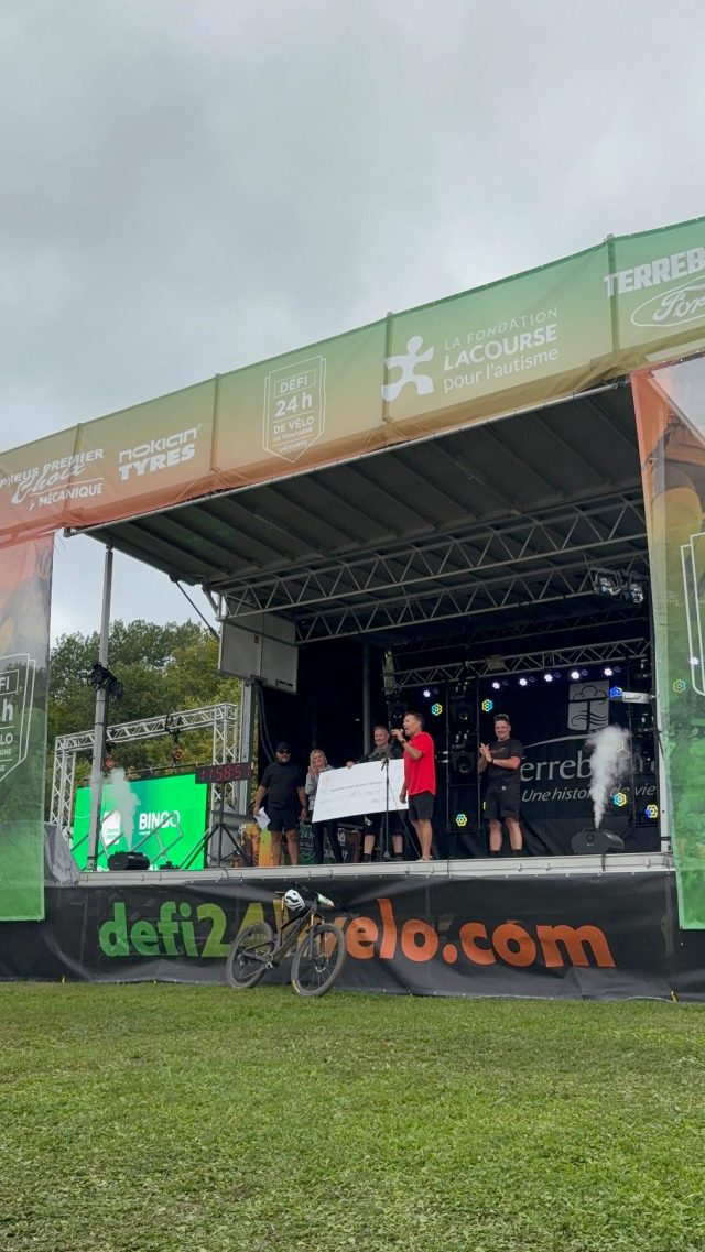 Fondation Lacourse — scène et remise des prix du Défi 24h, production photo et vidéo pour PME au Québec